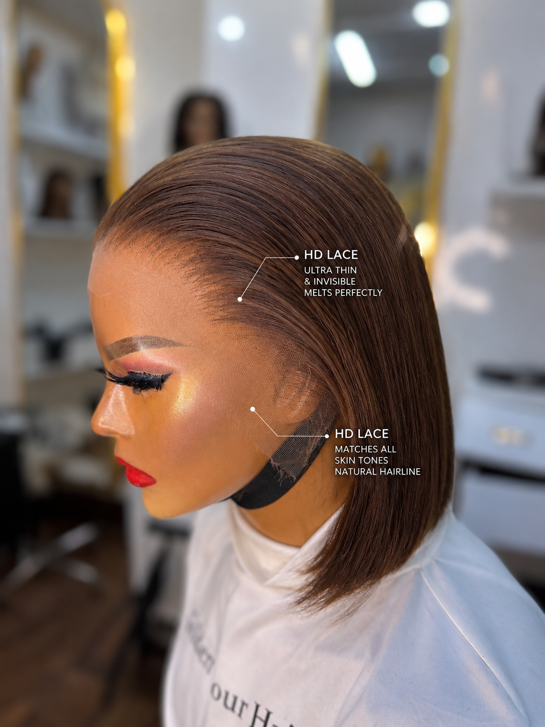 ✨ HD Lace Frontal Vietnam Bob Seamless Melt Luxury