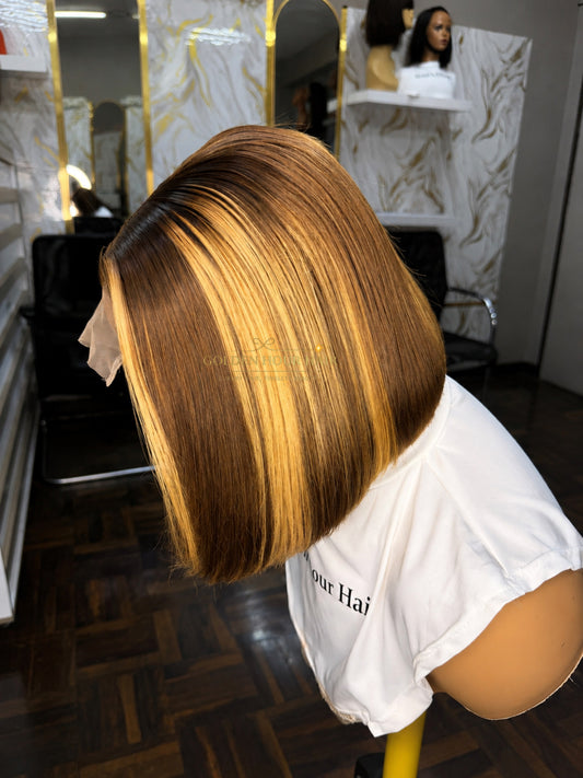 8” Piano 5x5 Vietnamese Bob Wig
