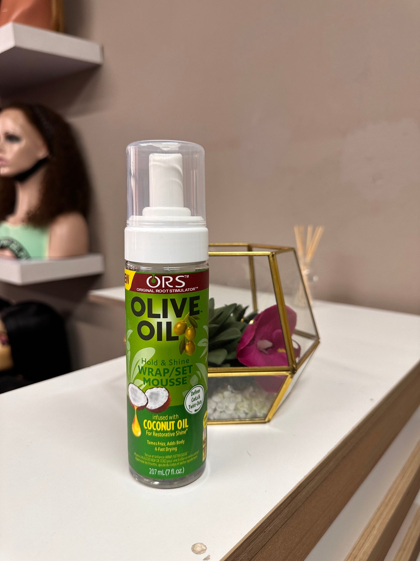 ORS Olive Oil Wrap/Set hair Mousse