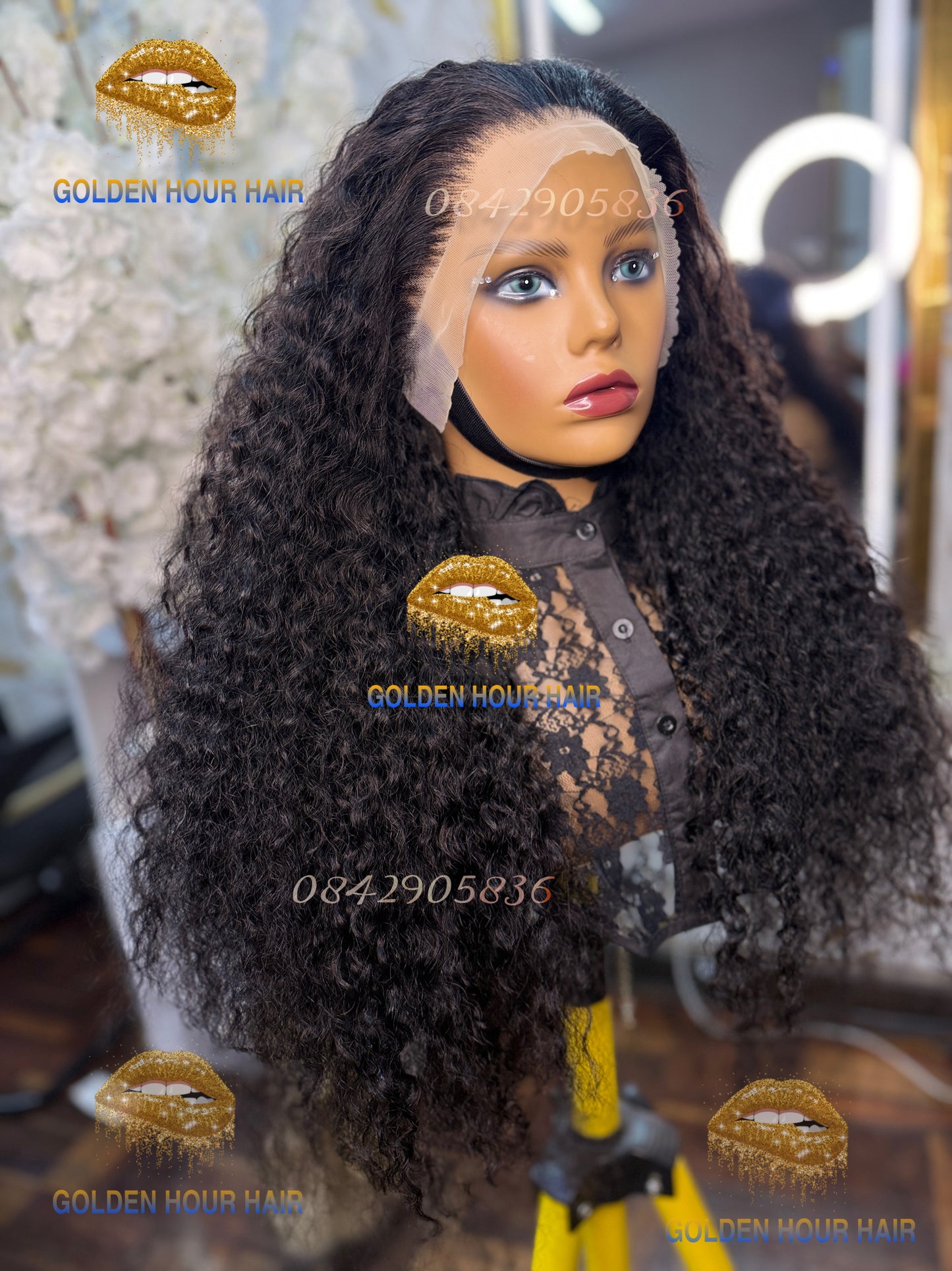 13X4 Full Frontal Curly Wig