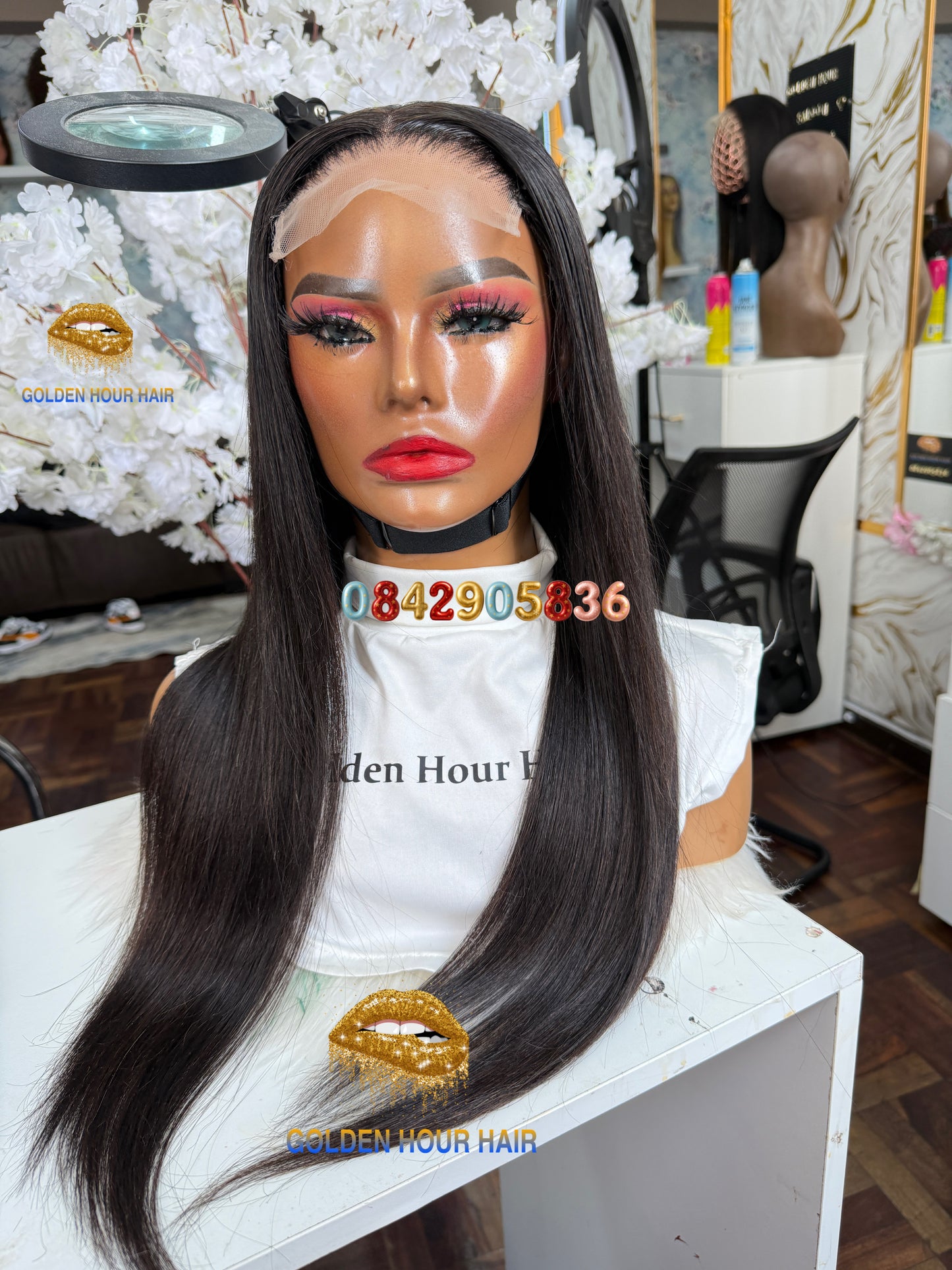 Straight 4X4 Closure Wig
