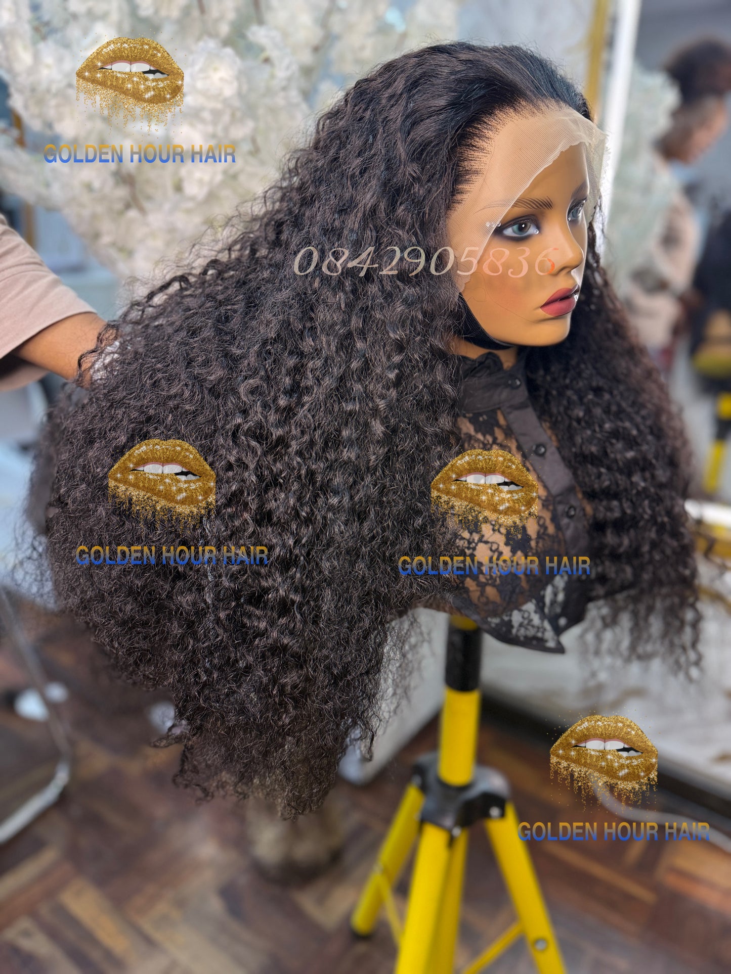 13X4 Full Frontal Curly Wig