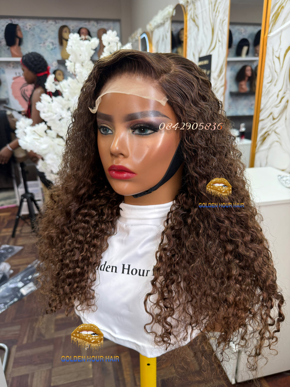 ✨ 5x5 Curly Double Drawn Wig – Full Volume Luxury
