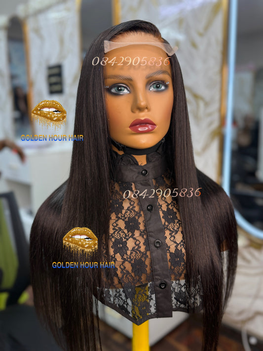 ✨ Long Straight DD Lace Wig – Sleek Luxury Length