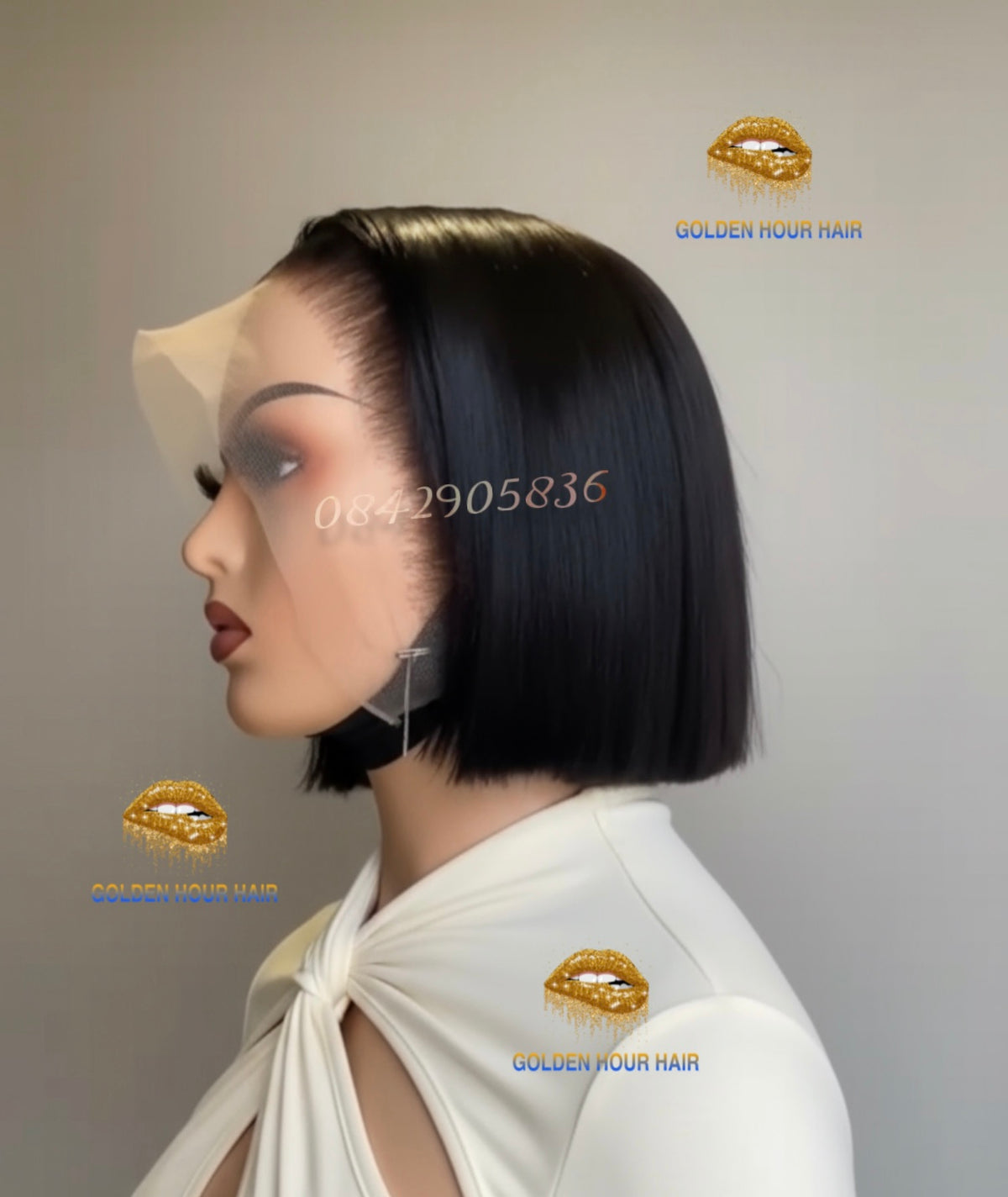 Vietnamese Frontal Bob Wig