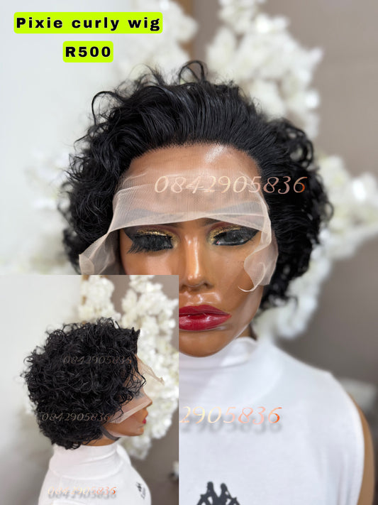 Short Pixie Curly Wig