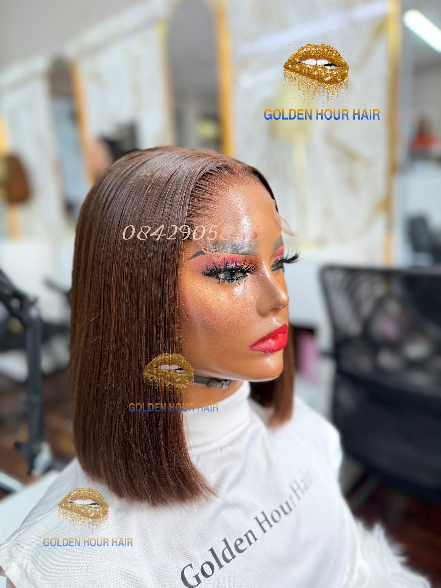 ✨ Chocolate Sleek Bob – Soft Luxury Everyday Wig