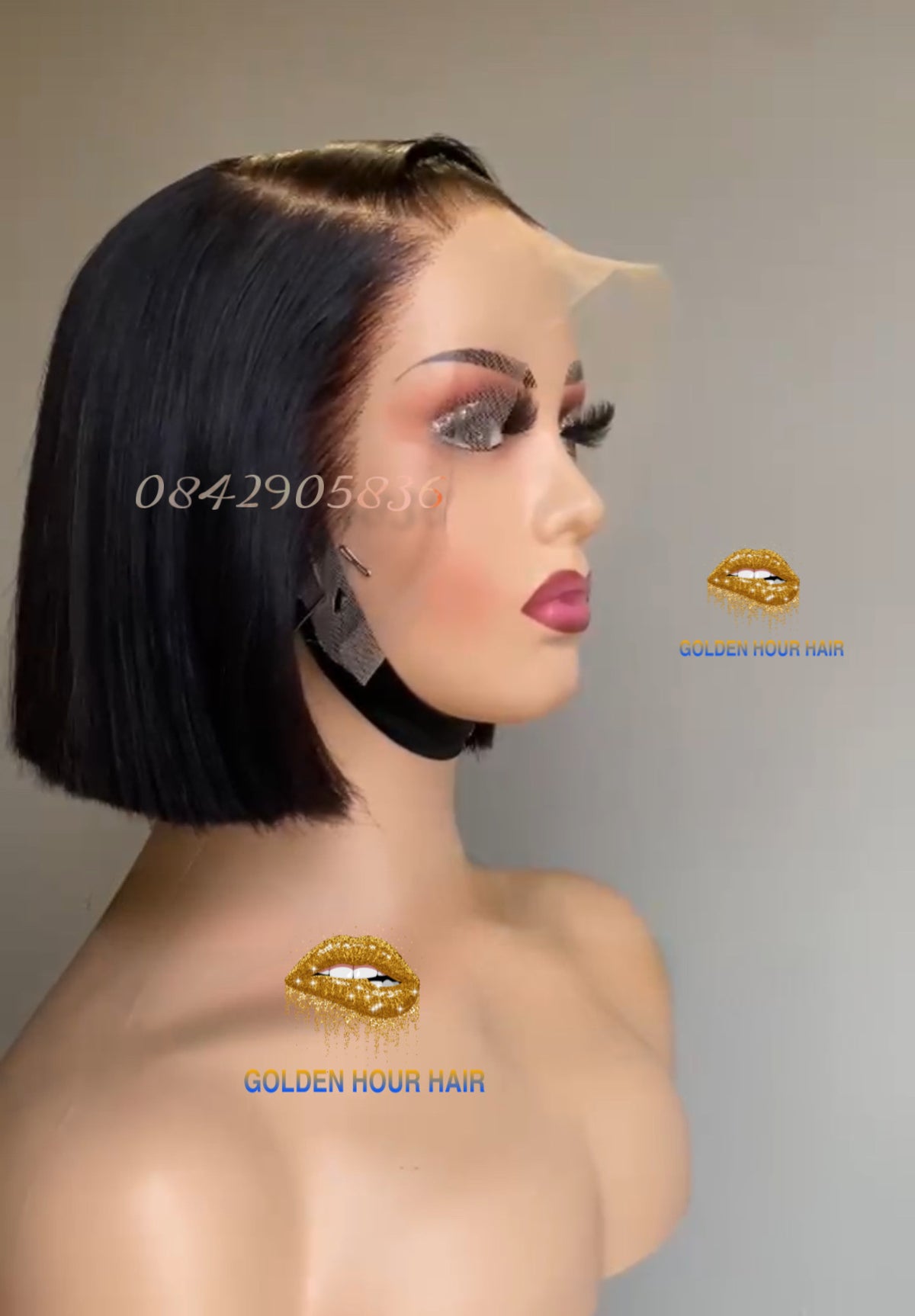 Vietnamese Frontal Bob Wig