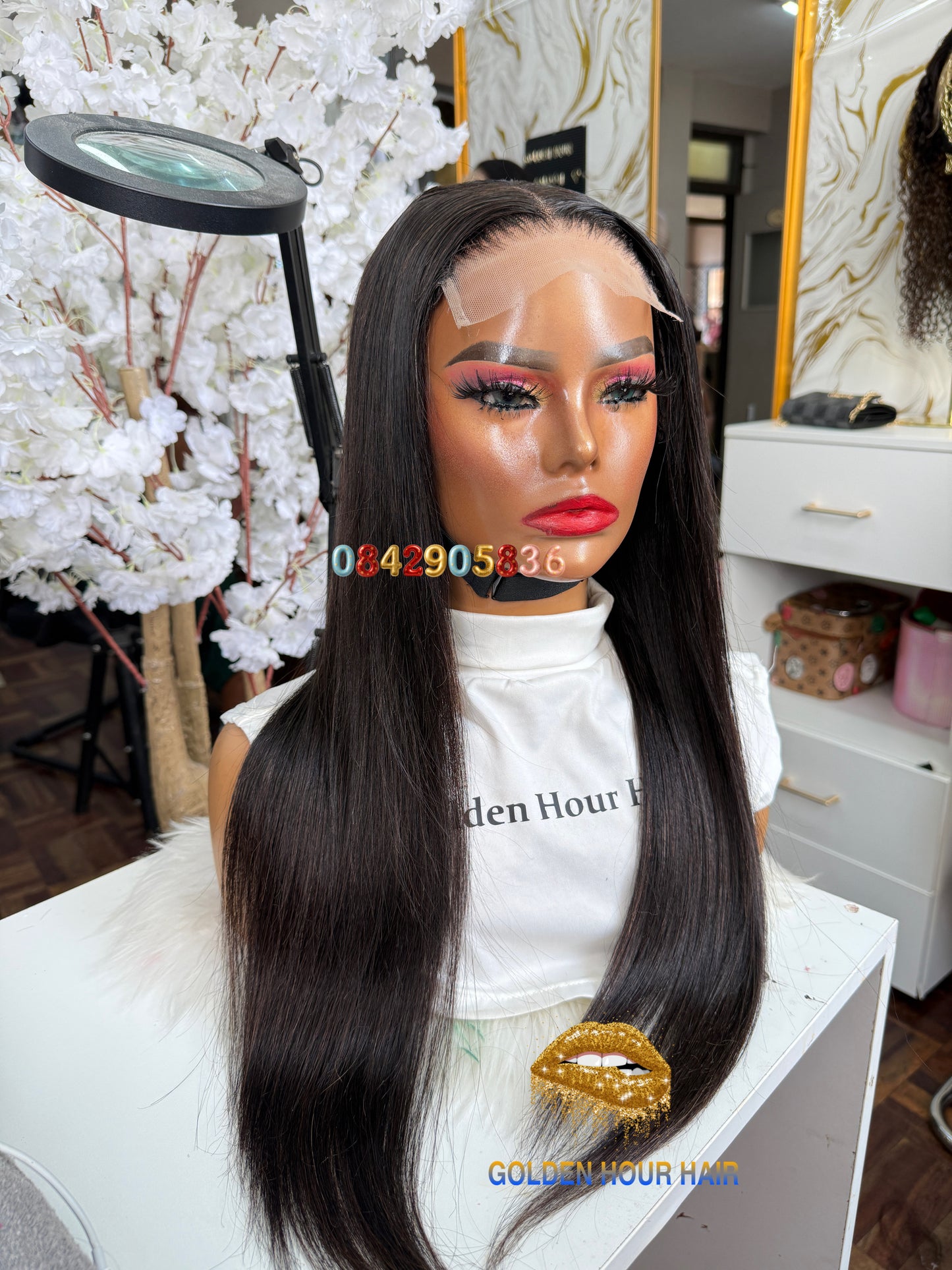 Straight 4X4 Closure Wig
