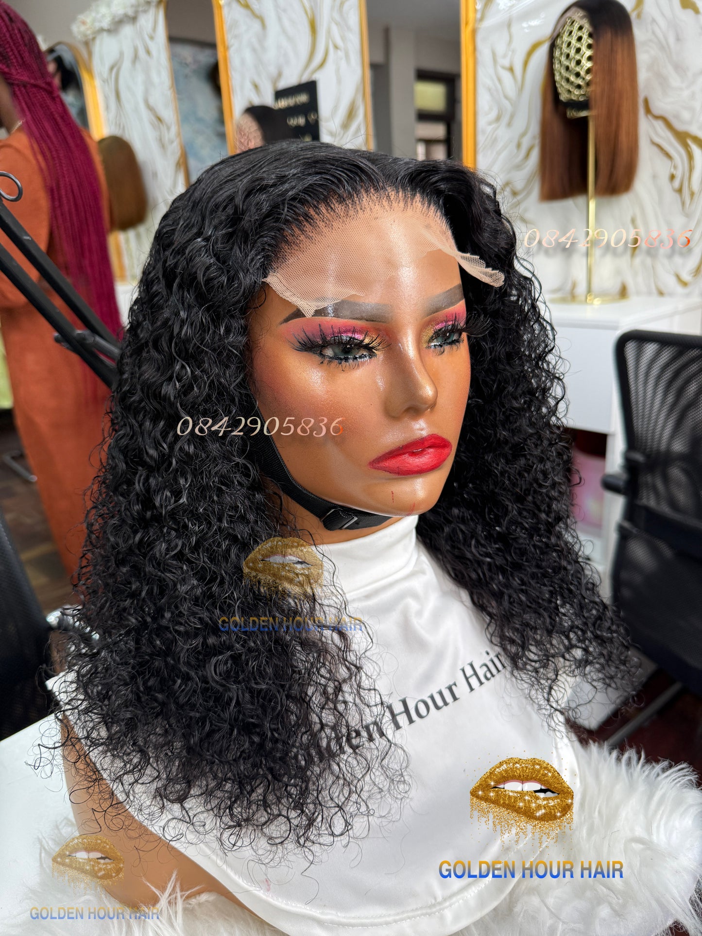 ✨ 5x5 Curly Double Drawn Wig – Full Volume Luxury