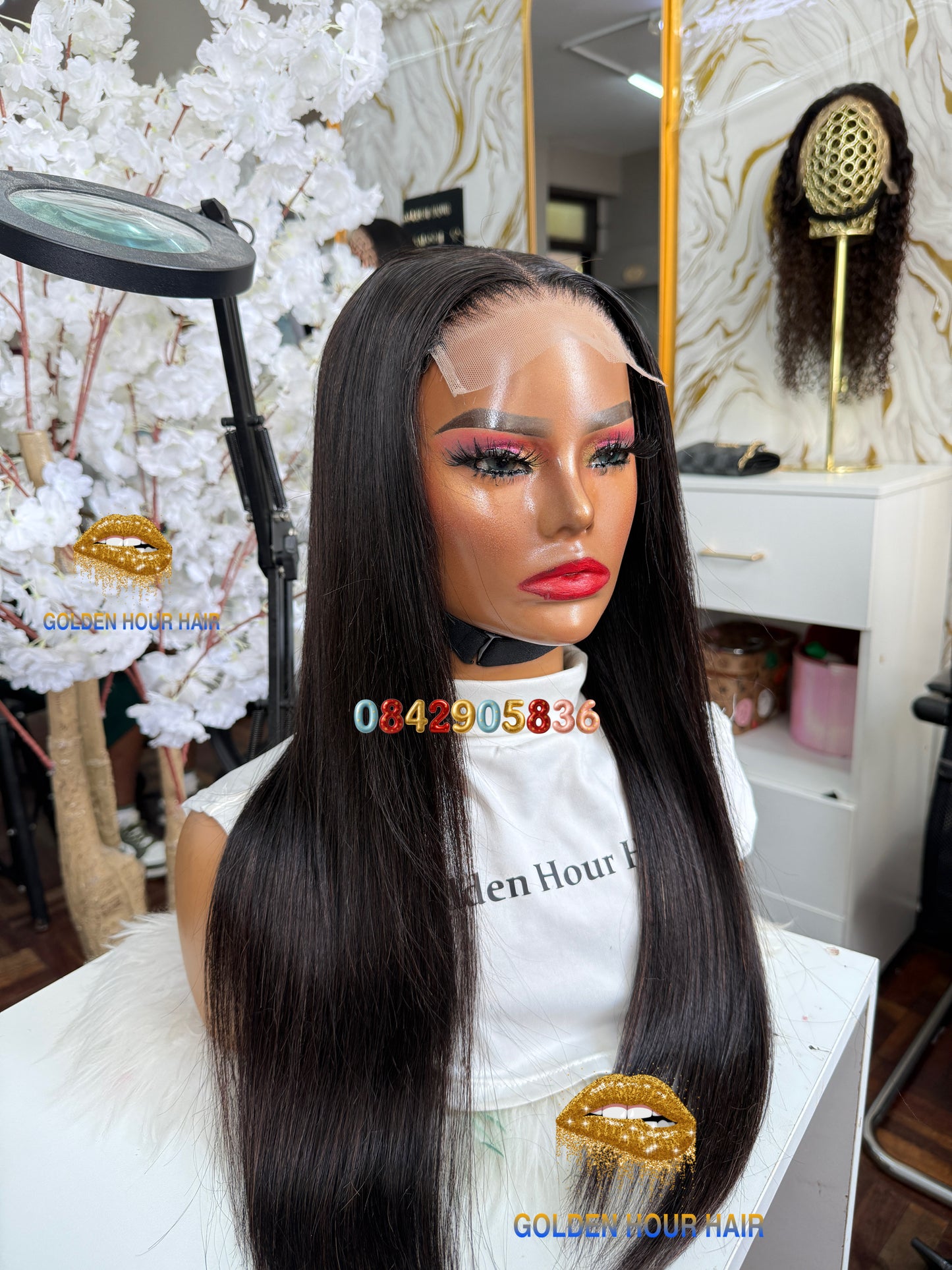 Straight 4X4 Closure Wig