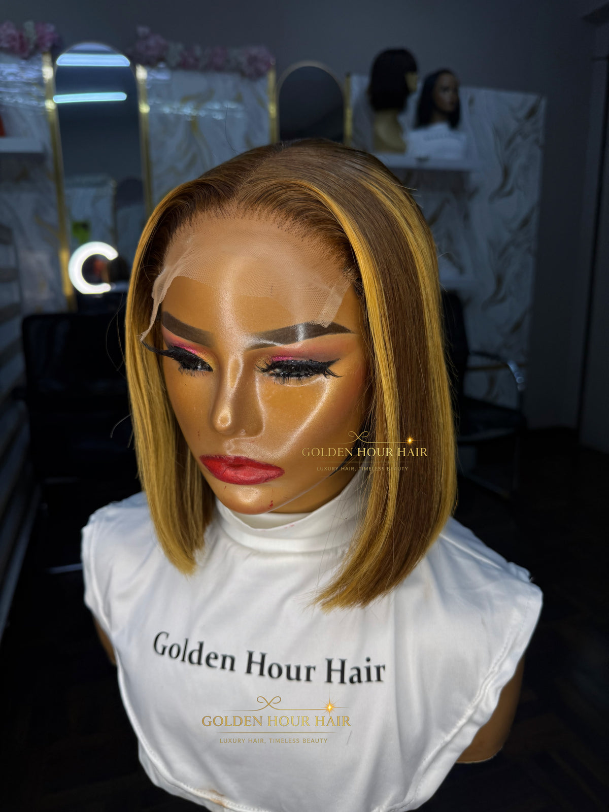 8” Piano 5x5 Vietnamese Bob Wig