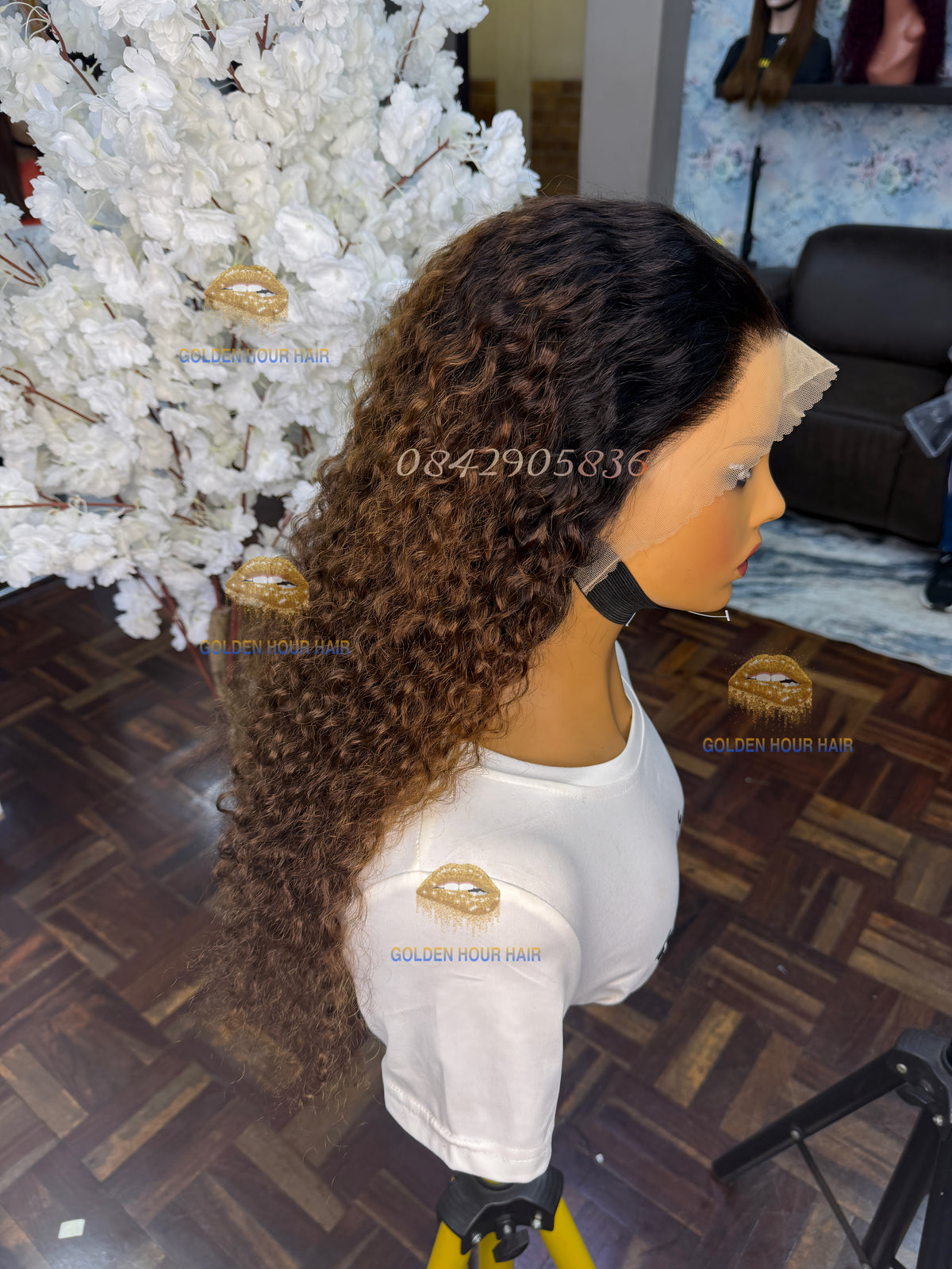 1/33 Curly Peruvian Water Curls Wig