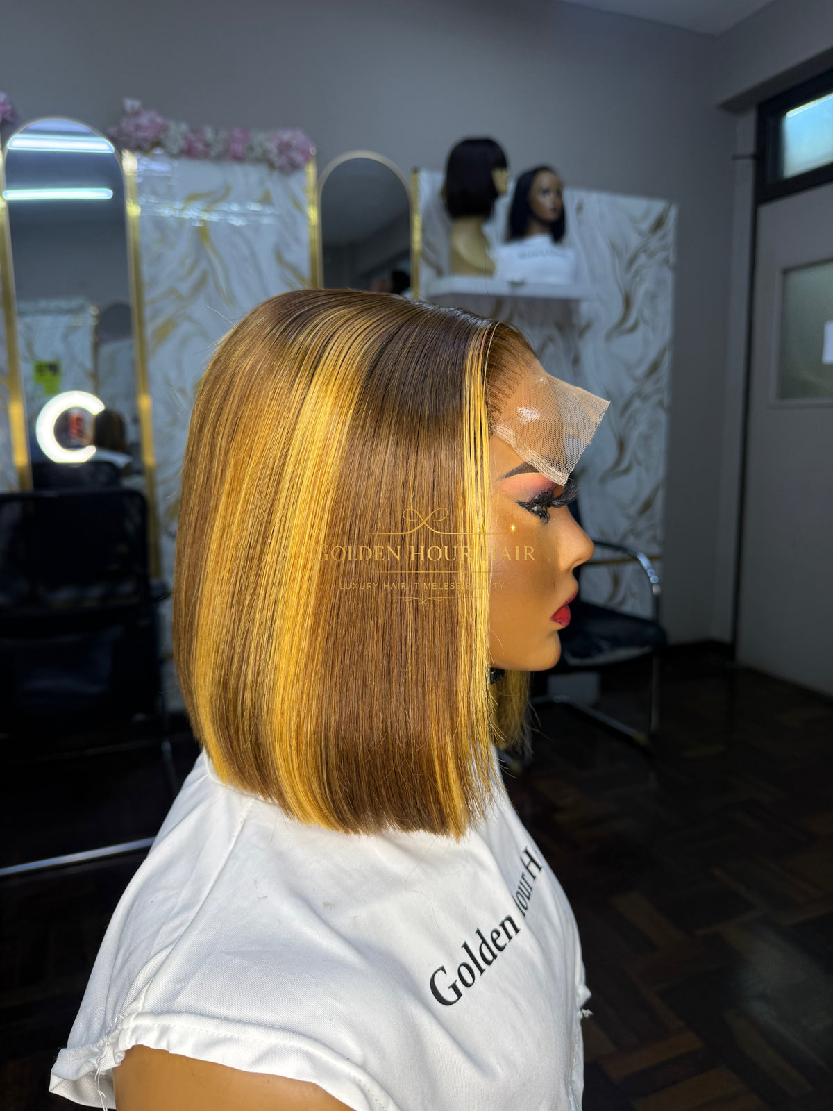 8” Piano 5x5 Vietnamese Bob Wig