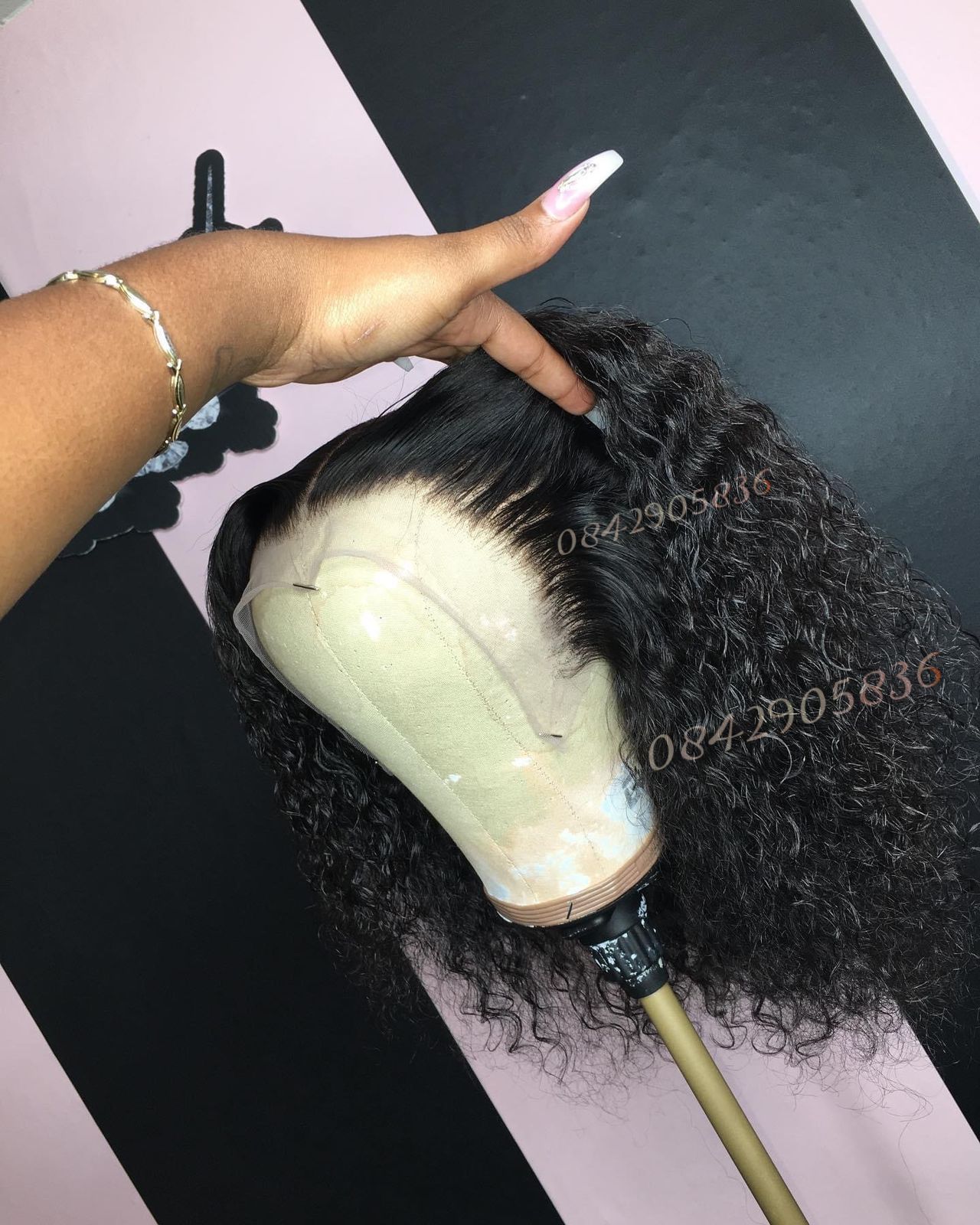 13x4 Full Frontal Glueless Curly wig