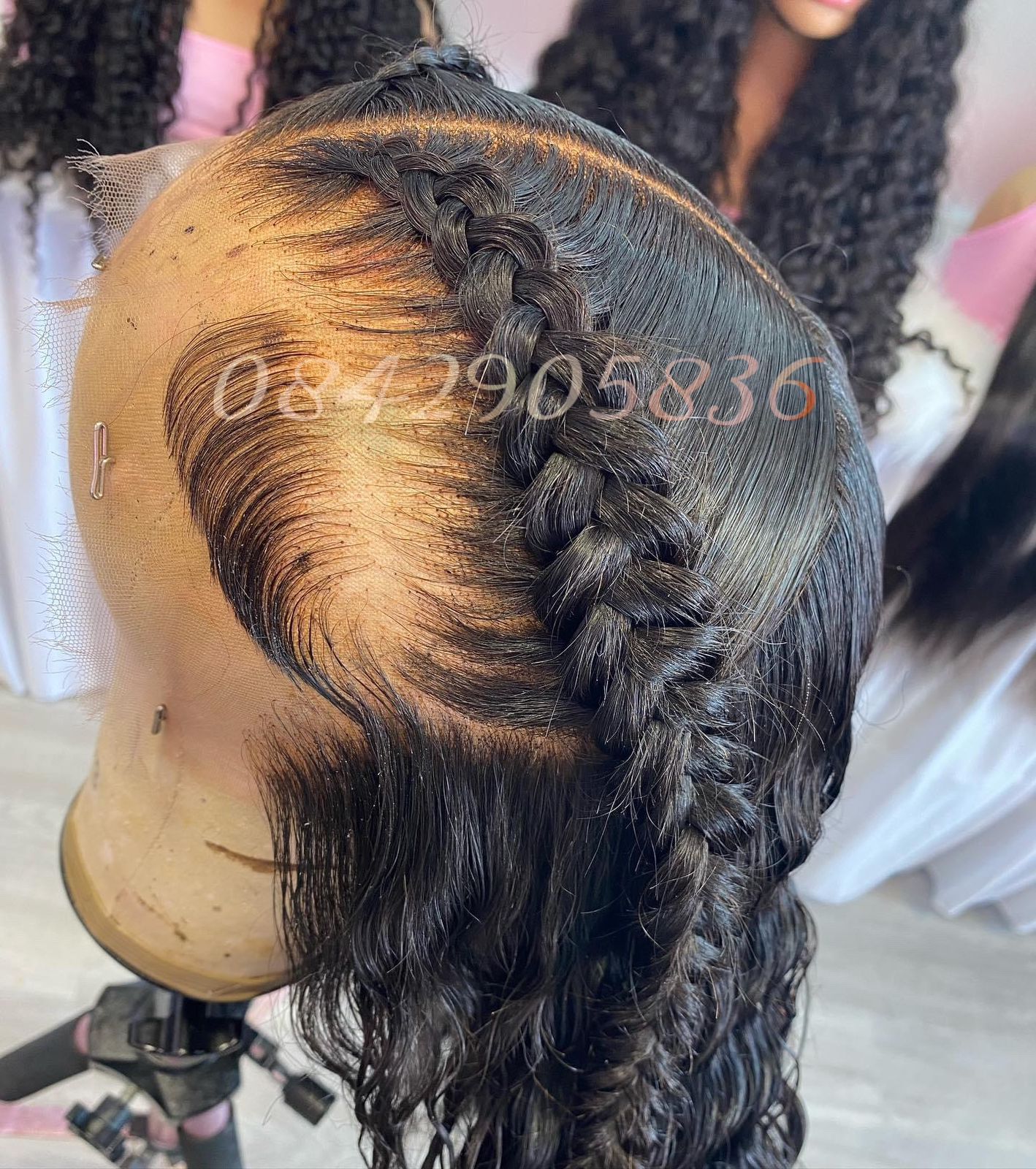 13x4 Full Frontal Glueless Curly wig