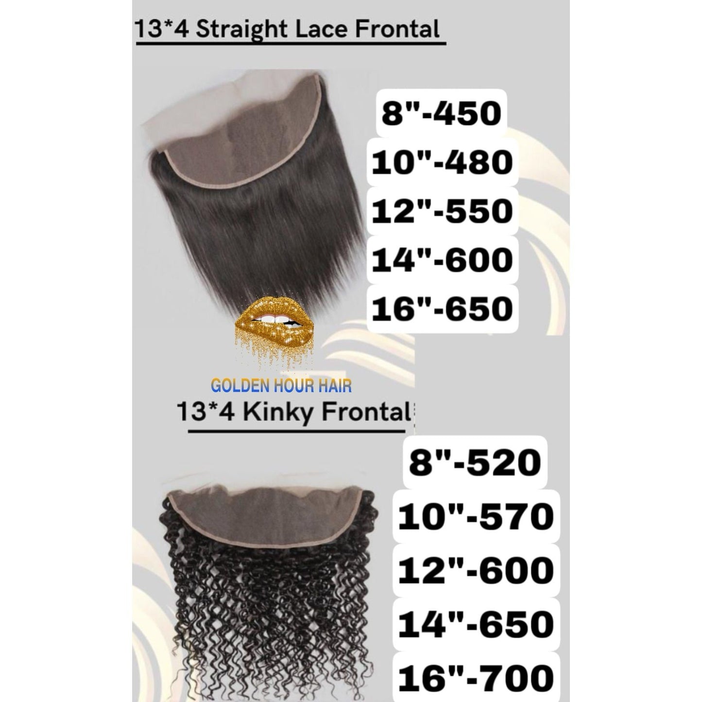 Straight Frontal Closure