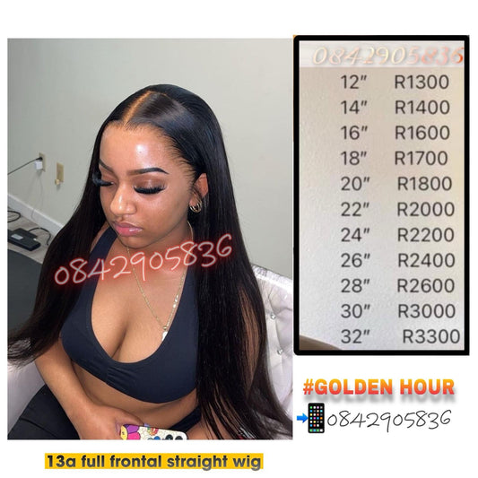 13x4 DD straight Lace Front Wig