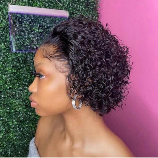 Short Pixie Curly Wig
